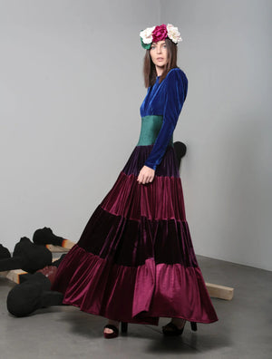 Velvet Ombré Dress