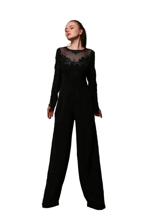 Royal Noir Jumpsuit