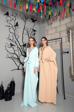 Dress Kaftan with a bow