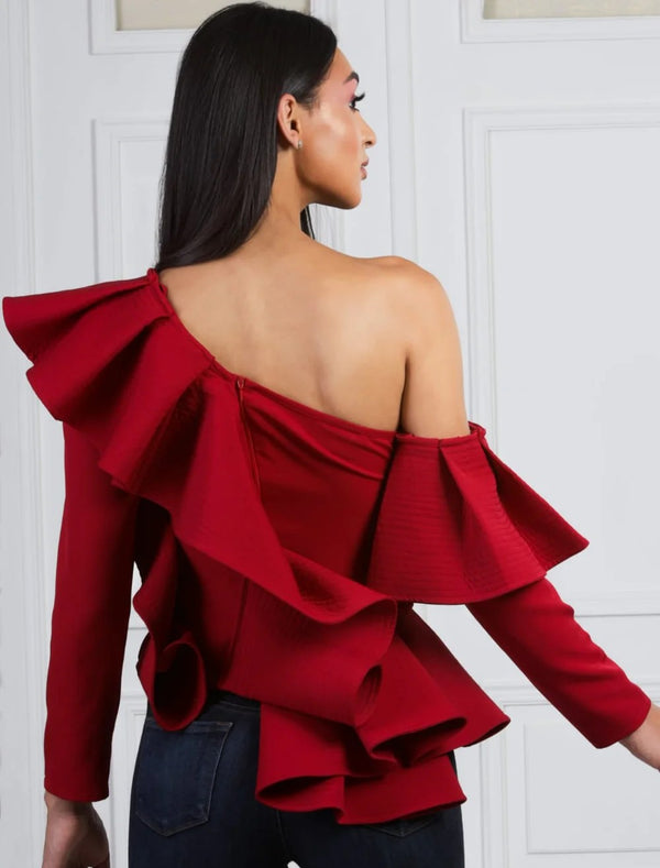 Off-Shoulder Asymmetric Top