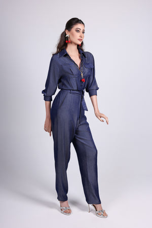 Light Denim Jumpsuit