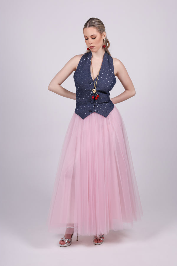Soft Tulle Maxi Skirt
