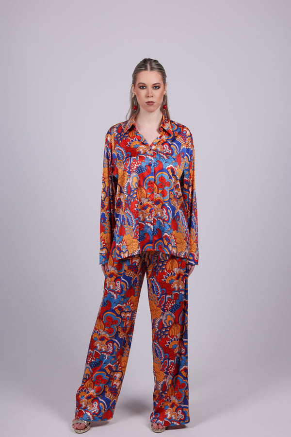 Paisley Satin  Set
