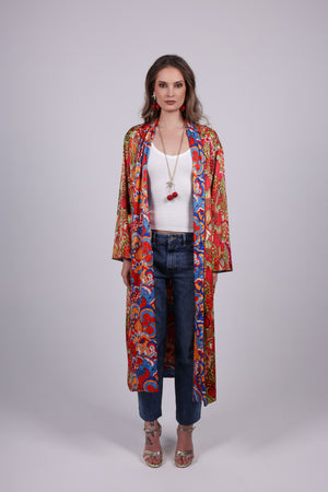 Double Face Satin Cardigan