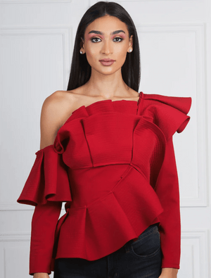 Off-Shoulder Asymmetric Top