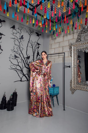 Silk Velvet Mandela Abaya