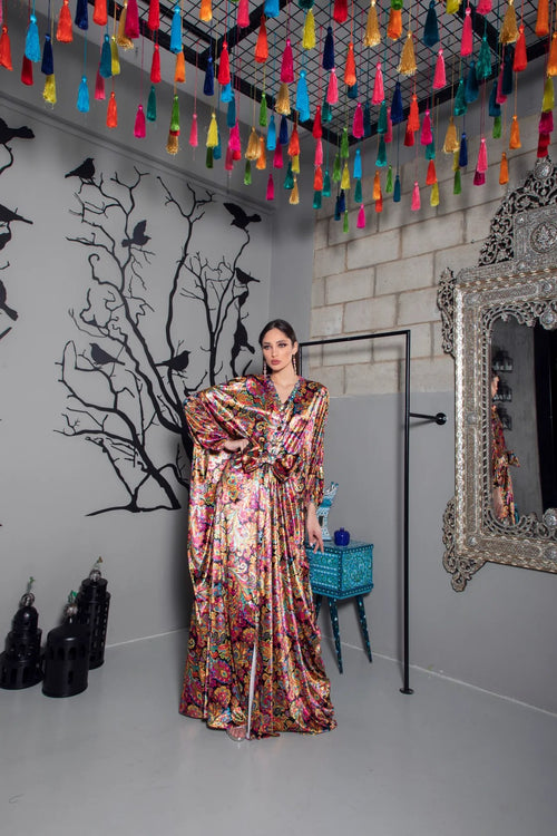 Silk Velvet Mandela Abaya