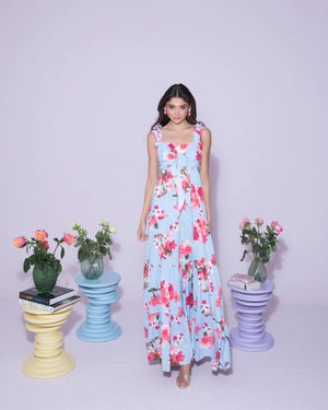 Summer Bloom Tie Dress