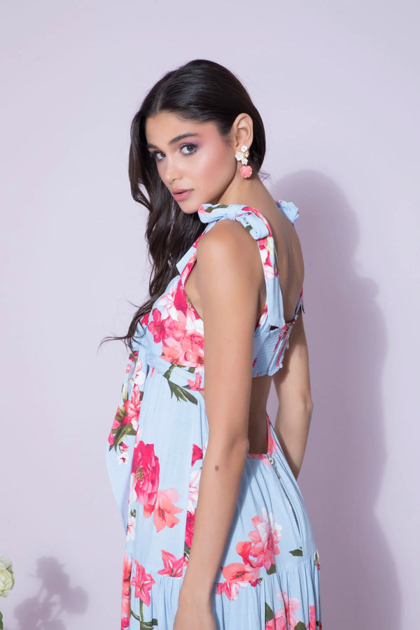 Summer Bloom Tie Dress