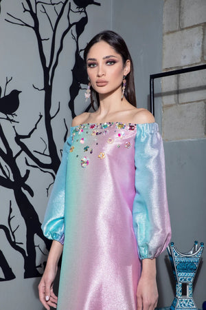 Off Shoulder Rainbow