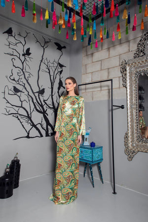 Silk Velvet Kaftan