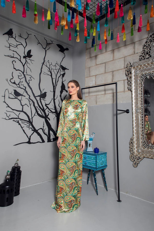 Silk Velvet Kaftan