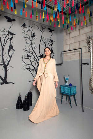 Dress Kaftan with a bow