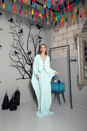 Dress Kaftan with a bow