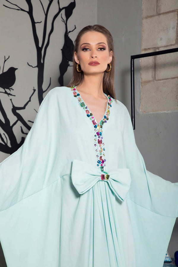 Dress Kaftan with a bow