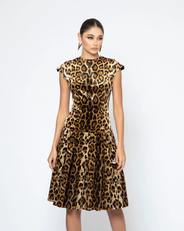 leopard dress