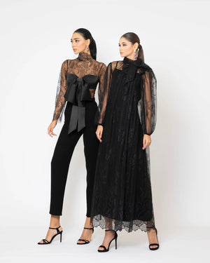 Lace Bow Jumpsuit