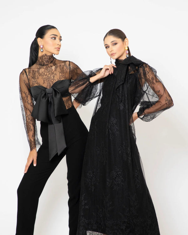 Lace Bow Jumpsuit