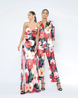 Floral Velvet dress