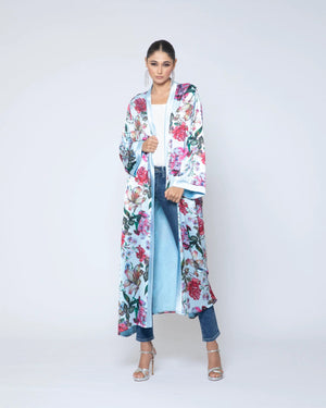 floral cardigan