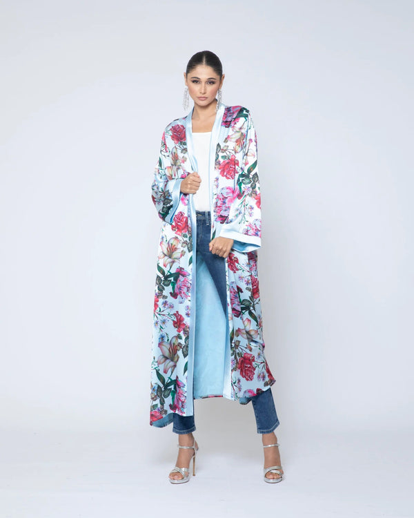 floral cardigan