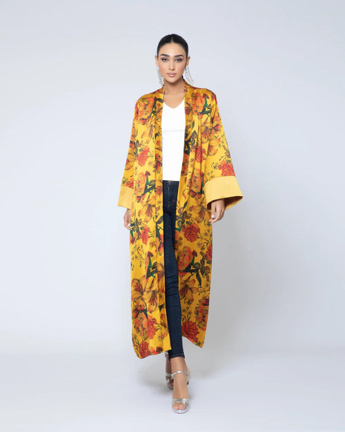 floral cardigan