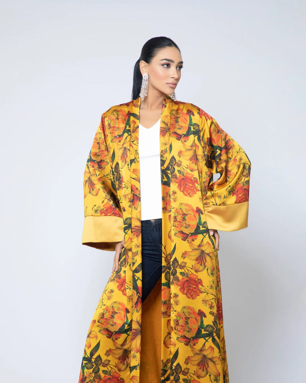 floral cardigan