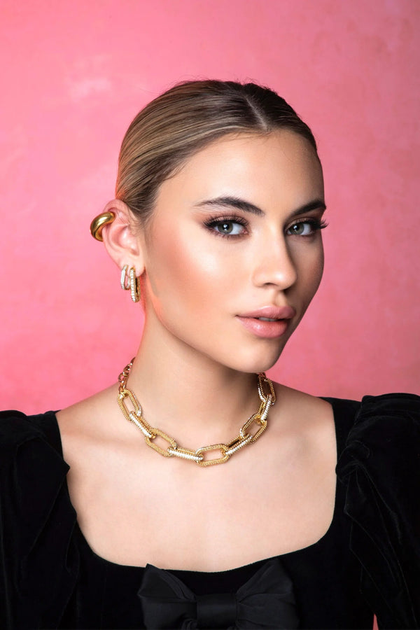 single gold ear cuff