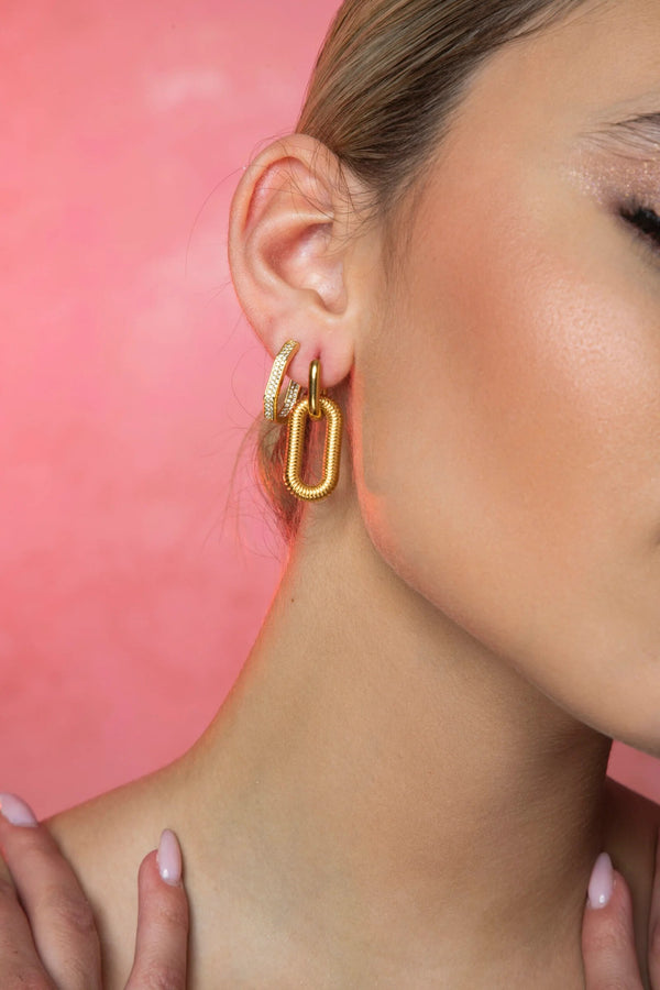 chainette earrings