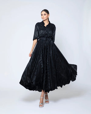 silk shirt dress