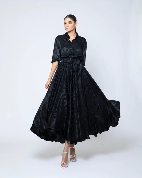 silk shirt dress