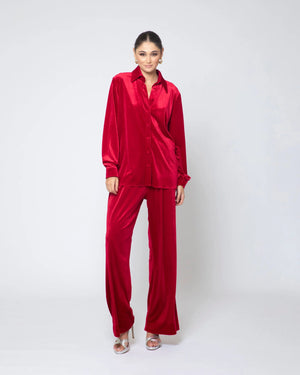 silk velvet set