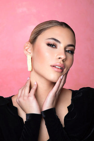 gilded edge earrings