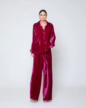 silk velvet set