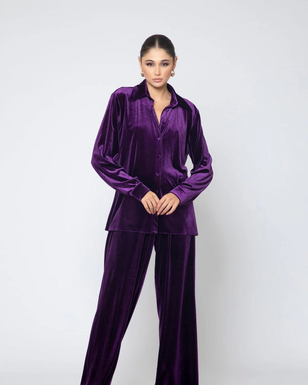 silk velvet set