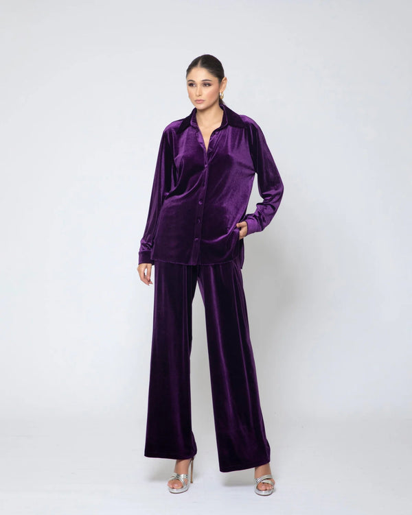 silk velvet set