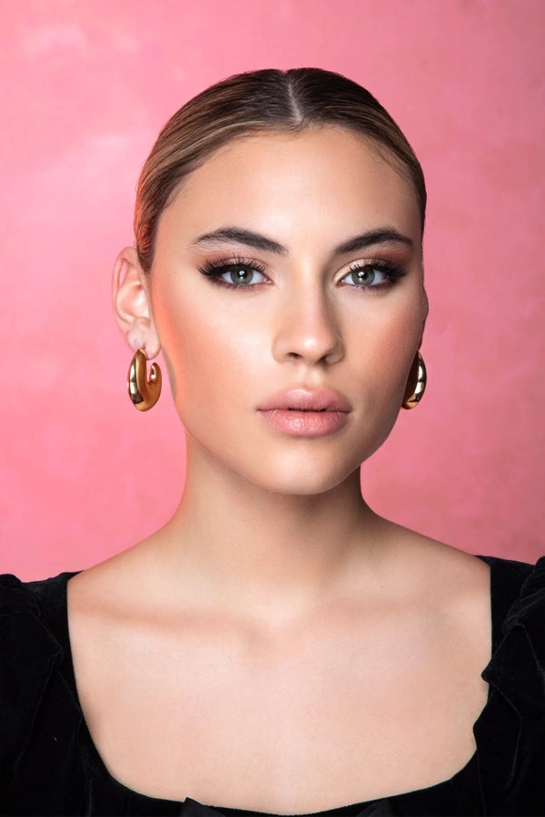 molten loop earrings