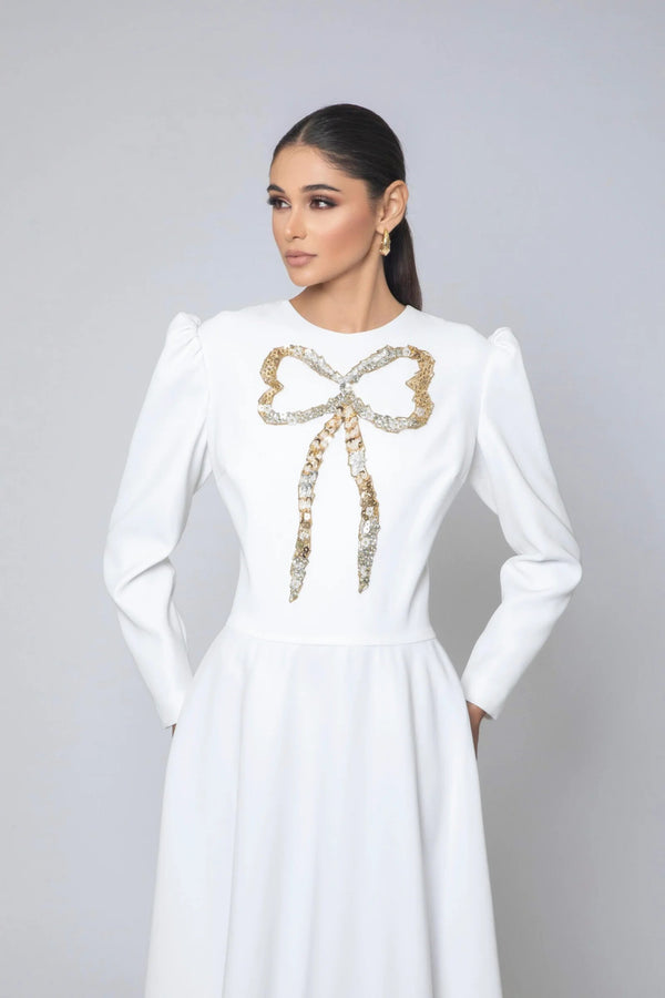bow dress