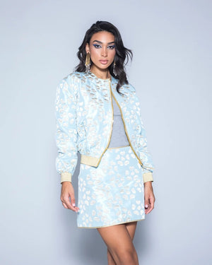 Jacquard Bomber Set