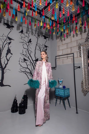 Kimono with Shirt & Pants