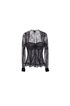 Lace Bustier Top