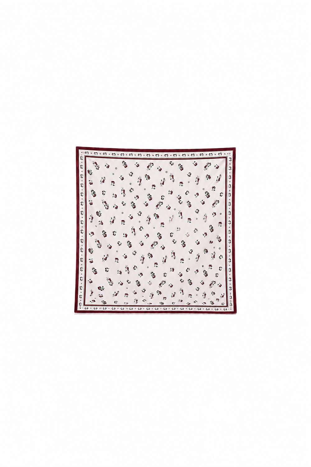 Silk Satin Cherry pink Scarf 142 × 142
