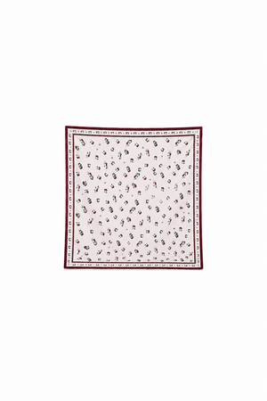 Silk Satin Cherry pink Scarf 142 × 142