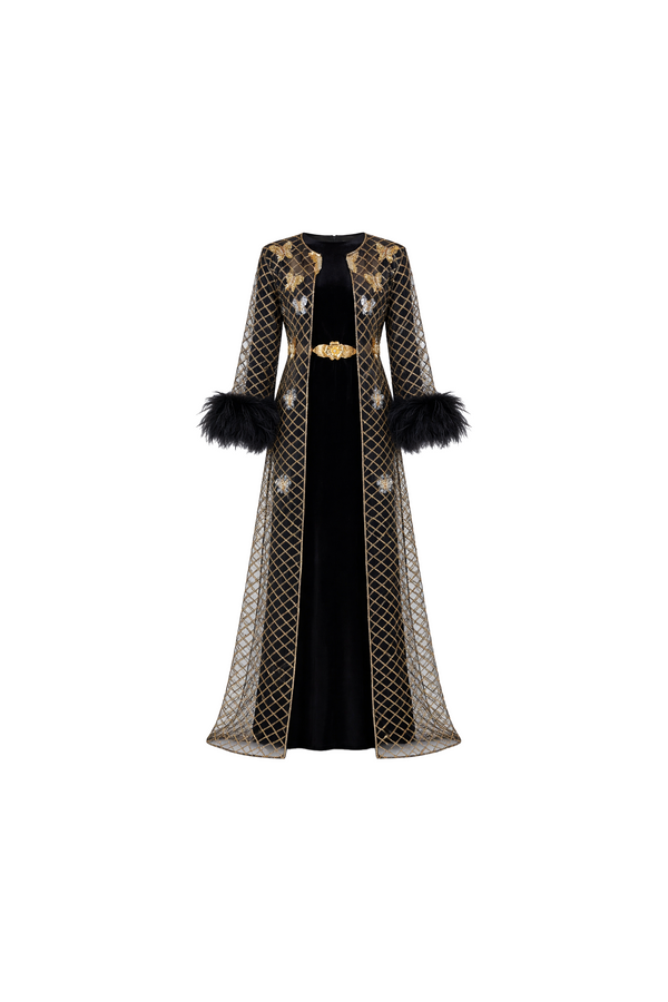 Fadar butterfly abaya