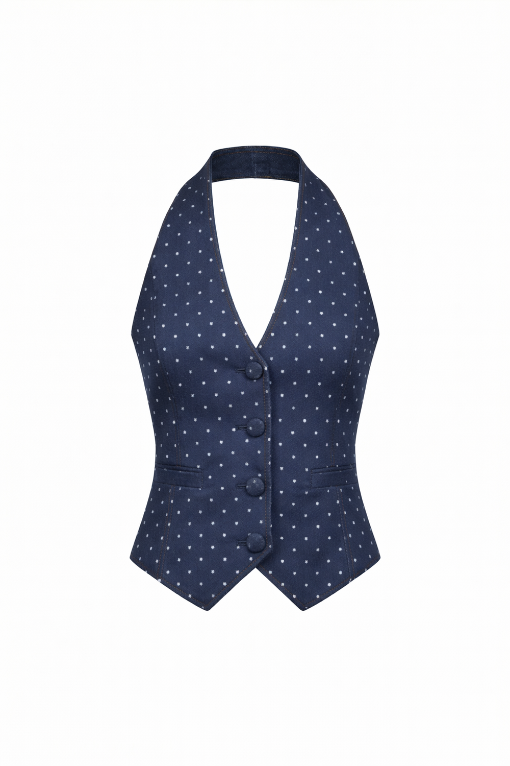 Dot Halter Vest