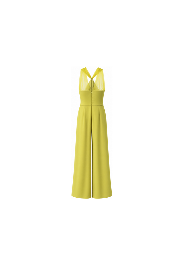 The Élan Jumpsuit — Chartreuse