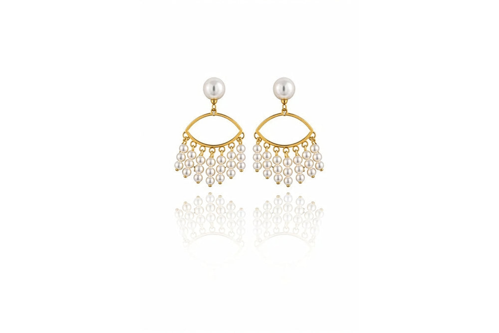 Pearl Cascade Earrings