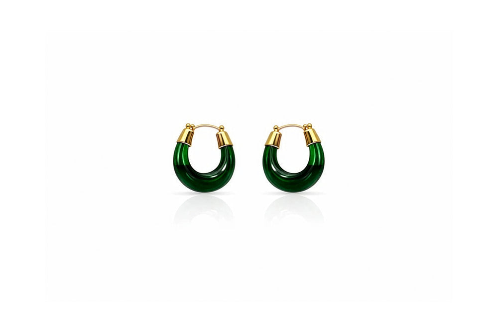 Émeraude earrings