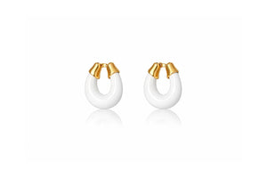 Arc Blanc earrings