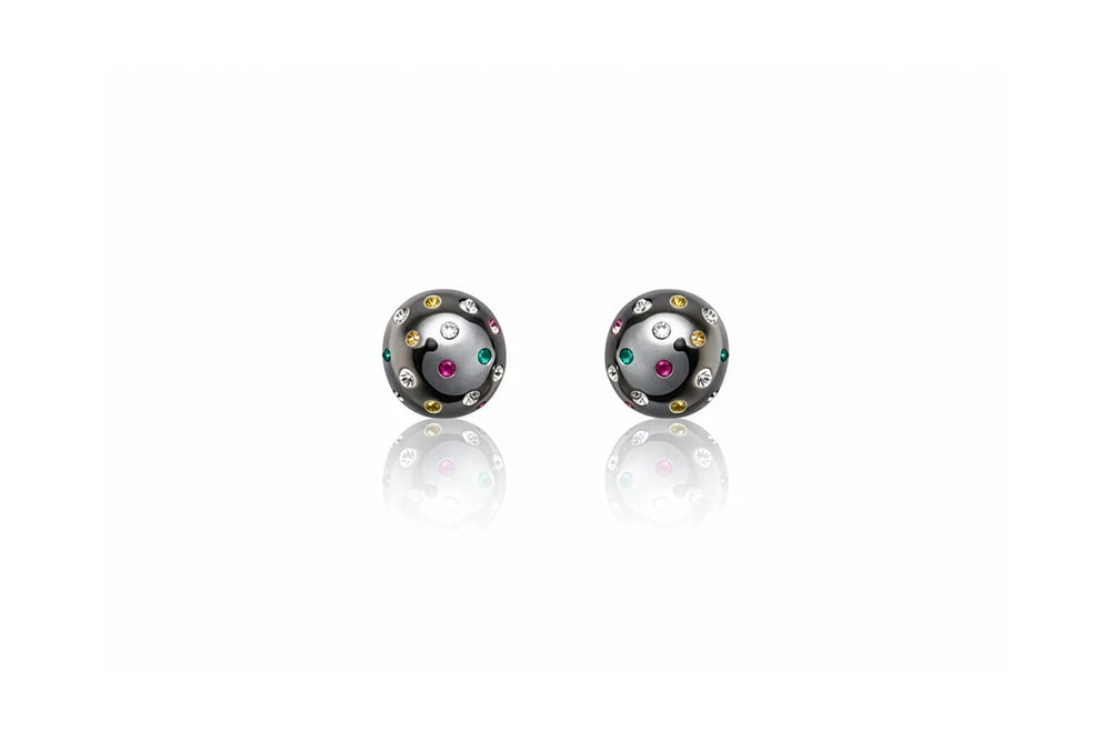 cosmo silver earrings